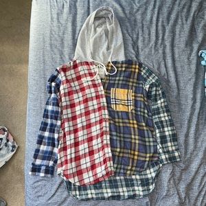 American Eagle Patchwork Flannel